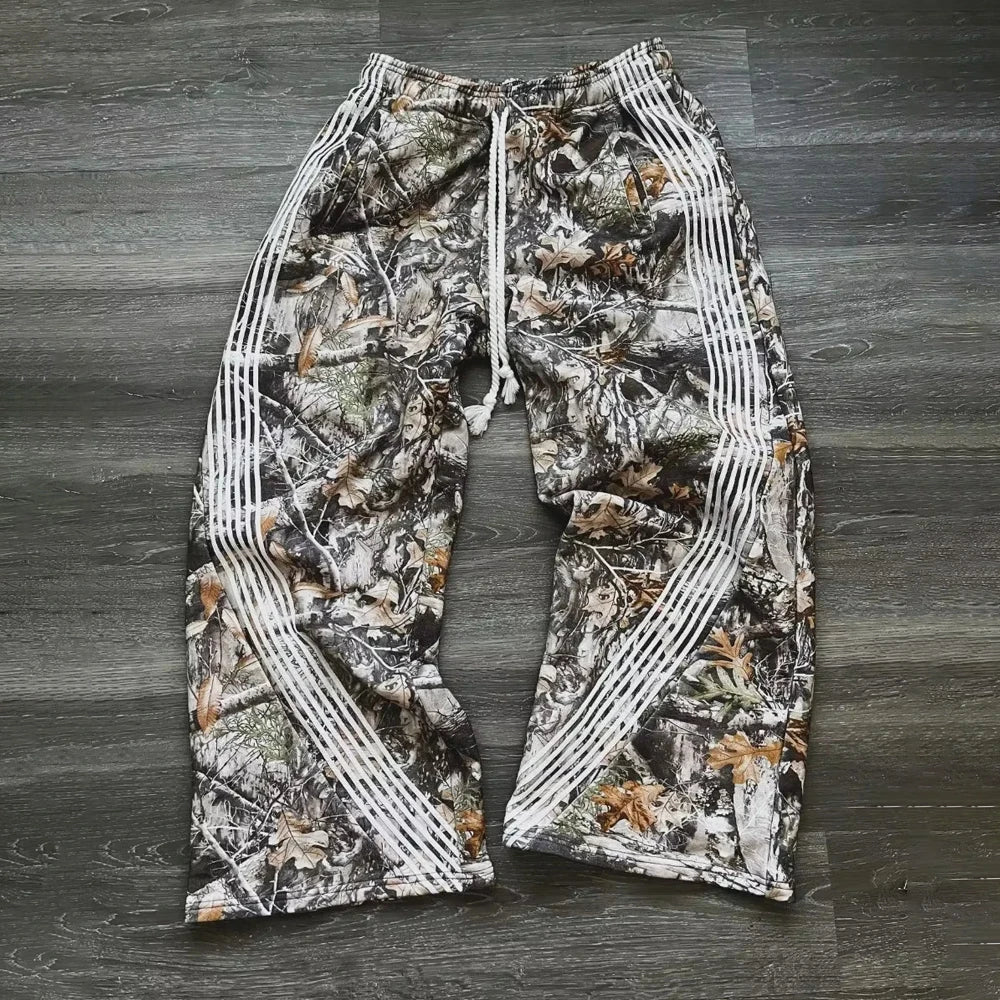 Striped Baggy Joggers