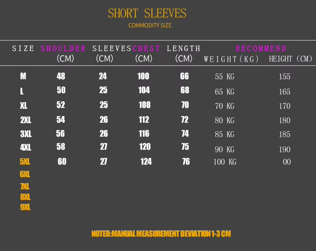 Hip Hop Loose Mens Streetwear T-Shirts Casual Classic 2025 Summer Short Sleeves T Shirt Black White Tshirt Tees Oversize 5XL