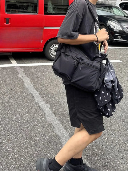 Casual Multi-Pocket Messenger Bags for Women Fashion Nylon Shoulder Bag Ladies Large Handbags Female Travel Shopping Tote Purse