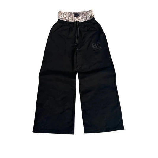 Double-Waisted Baggy Joggers