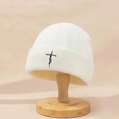 Warm Women Men Winter Beanies Hats Gothic Street Punk Knitted Bonnet Caps 100% Cotton Fashion Keep Warm Skullies Beanies Hats