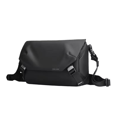 Leather Waterproof Multifunction Messenger Bag Large Capacity Sling Shoulder Bags Mens Crossbody Bag