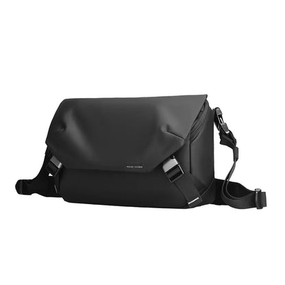 Leather Waterproof Multifunction Messenger Bag Large Capacity Sling Shoulder Bags Mens Crossbody Bag